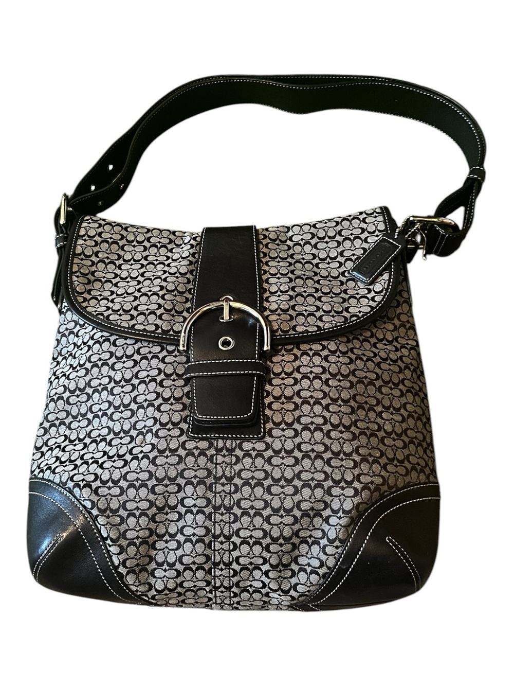 Coach Soho Vintage Jacquard Signature crossbody/shoulder bag